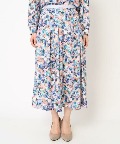 Maison de CINQ / メゾン ドゥ サンク ロング・マキシ丈スカート | [セットアップ対応]フラワープリントスカート | 詳細4
