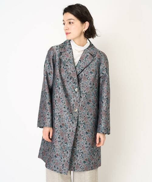 Maison de CINQ / メゾン ドゥ サンク その他アウター | オリジナルフラワージャガードコート | 詳細1