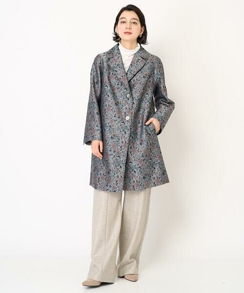 Maison de CINQ / メゾン ドゥ サンク その他アウター | オリジナルフラワージャガードコート | 詳細15