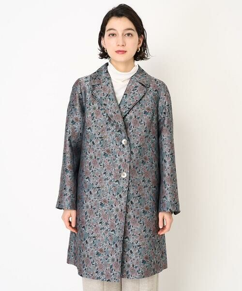 Maison de CINQ / メゾン ドゥ サンク その他アウター | オリジナルフラワージャガードコート | 詳細3