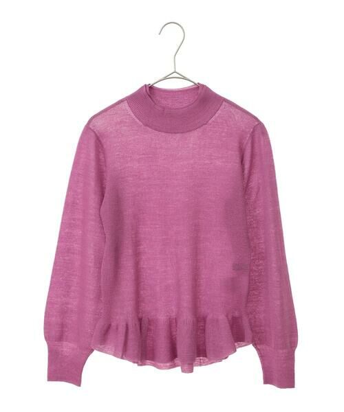 Maison de CINQ / メゾン ドゥ サンク ニット・セーター | 【小さいサイズ】ダブルハイネックペプラムニットプルオーバー | 詳細15