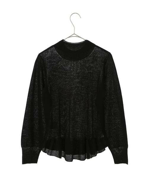 Maison de CINQ / メゾン ドゥ サンク ニット・セーター | 【小さいサイズ】ダブルハイネックペプラムニットプルオーバー | 詳細18