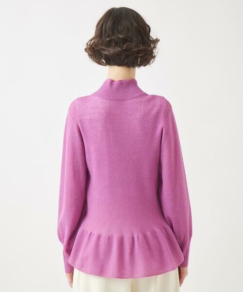 Maison de CINQ / メゾン ドゥ サンク ニット・セーター | 【小さいサイズ】ダブルハイネックペプラムニットプルオーバー | 詳細3