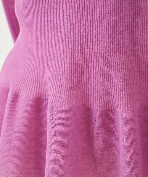 Maison de CINQ / メゾン ドゥ サンク ニット・セーター | 【小さいサイズ】ダブルハイネックペプラムニットプルオーバー | 詳細8