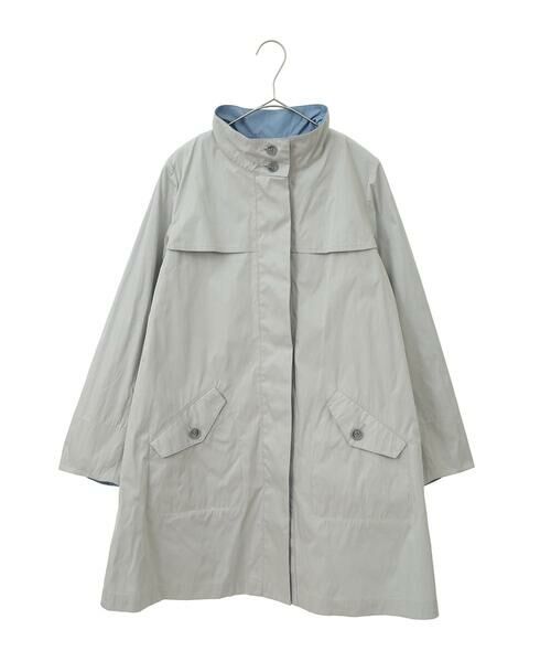 Maison de CINQ / メゾン ドゥ サンク その他アウター | 【小さいサイズ/ライナー付き/洗える】配色アクセントスタンドカラーコート | 詳細20