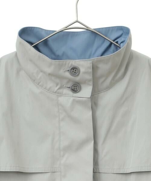 Maison de CINQ / メゾン ドゥ サンク その他アウター | 【小さいサイズ/ライナー付き/洗える】配色アクセントスタンドカラーコート | 詳細22