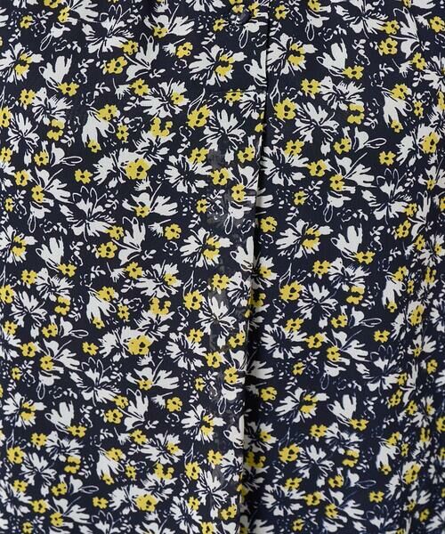 Maison de CINQ / メゾン ドゥ サンク シャツ・ブラウス | 【小さいサイズ】ギャザーフリルネック花柄シフォンブラウス/洗える | 詳細11