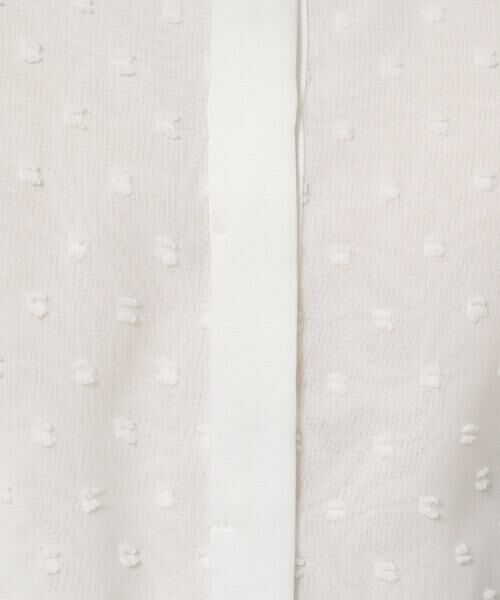 Maison de CINQ / メゾン ドゥ サンク シャツ・ブラウス | 【小さいサイズ】ドットカットジャガードシフォンブラウス/洗える | 詳細10
