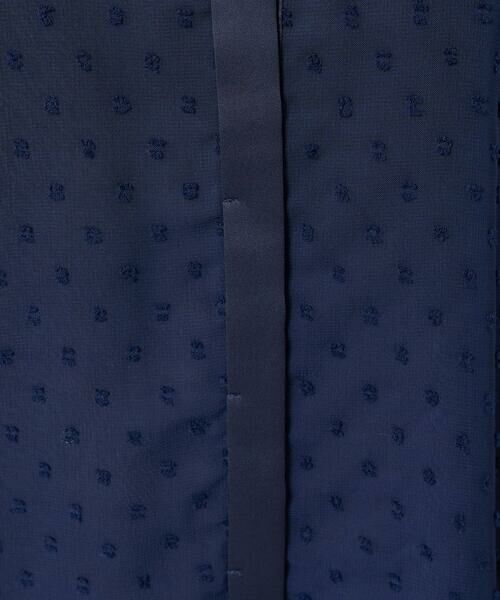 Maison de CINQ / メゾン ドゥ サンク シャツ・ブラウス | 【小さいサイズ】ドットカットジャガードシフォンブラウス/洗える | 詳細9