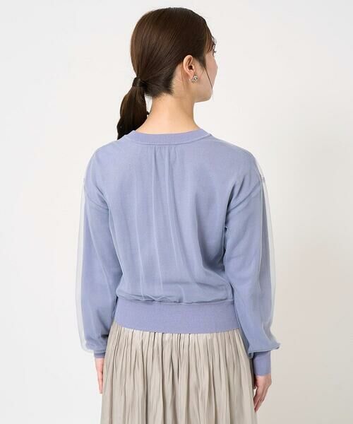 Maison de CINQ / メゾン ドゥ サンク ニット・セーター | 【小さいサイズ】重ねチュールニット/洗える | 詳細6