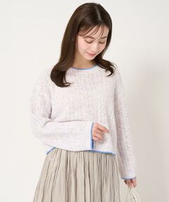 Maison de CINQ / メゾン ドゥ サンク ニット・セーター | 【小さいサイズ】ミックスカラーヤーンニット/洗える