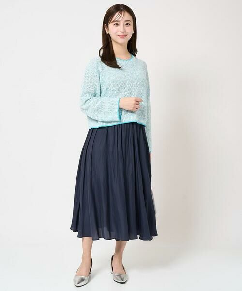 Maison de CINQ / メゾン ドゥ サンク ニット・セーター | 【小さいサイズ】ミックスカラーヤーンニット/洗える | 詳細17