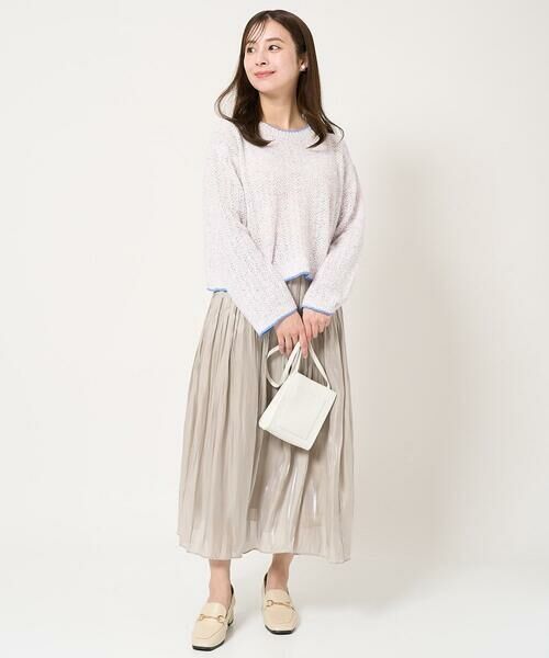 Maison de CINQ / メゾン ドゥ サンク ニット・セーター | 【小さいサイズ】ミックスカラーヤーンニット/洗える | 詳細20