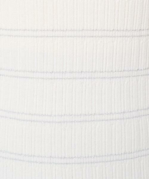 Maison de CINQ / メゾン ドゥ サンク ニット・セーター | 【小さいサイズ】ラメボーダーシアー切替えリブニット/洗える | 詳細12