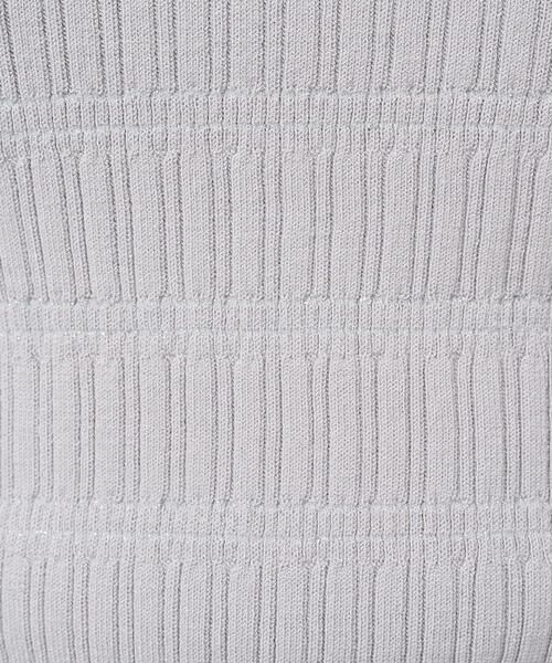 Maison de CINQ / メゾン ドゥ サンク ニット・セーター | 【小さいサイズ】ラメボーダーシアー切替えリブニット/洗える | 詳細13