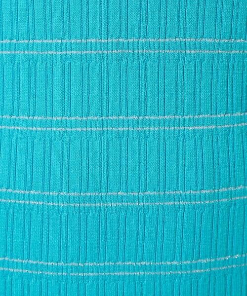 Maison de CINQ / メゾン ドゥ サンク ニット・セーター | 【小さいサイズ】ラメボーダーシアー切替えリブニット/洗える | 詳細15