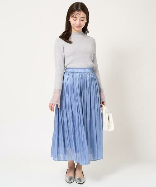 Maison de CINQ / メゾン ドゥ サンク ニット・セーター | 【小さいサイズ】ラメボーダーシアー切替えリブニット/洗える | 詳細17