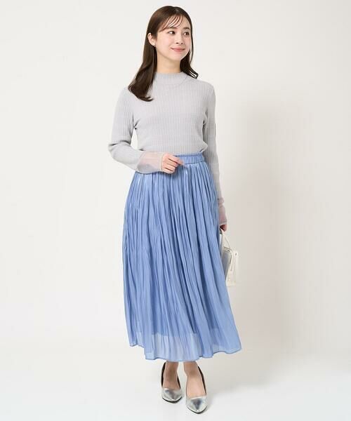 Maison de CINQ / メゾン ドゥ サンク ニット・セーター | 【小さいサイズ】ラメボーダーシアー切替えリブニット/洗える | 詳細18