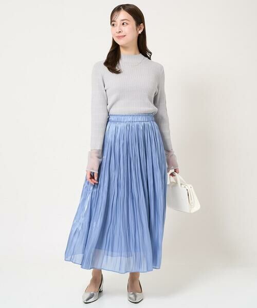 Maison de CINQ / メゾン ドゥ サンク ニット・セーター | 【小さいサイズ】ラメボーダーシアー切替えリブニット/洗える | 詳細19