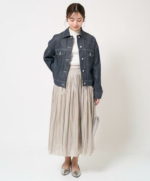 Maison de CINQ / メゾン ドゥ サンク ニット・セーター | 【小さいサイズ】ラメボーダーシアー切替えリブニット/洗える | 詳細26