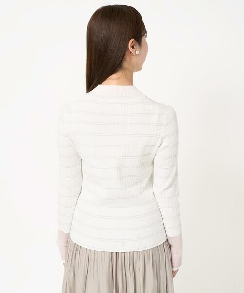 Maison de CINQ / メゾン ドゥ サンク ニット・セーター | 【小さいサイズ】ラメボーダーシアー切替えリブニット/洗える | 詳細8