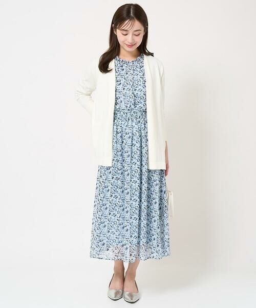 Maison de CINQ / メゾン ドゥ サンク ロング・マキシ丈スカート | 【小さいサイズ】花柄シフォンスカート/丈の長さが選べる/洗える | 詳細12