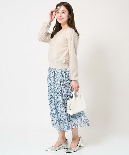 Maison de CINQ / メゾン ドゥ サンク ロング・マキシ丈スカート | 【小さいサイズ】花柄シフォンスカート/丈の長さが選べる/洗える | 詳細24