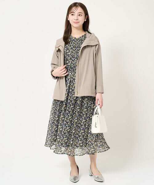 Maison de CINQ / メゾン ドゥ サンク ロング・マキシ丈スカート | 【小さいサイズ】花柄シフォンスカート/丈の長さが選べる/洗える | 詳細28