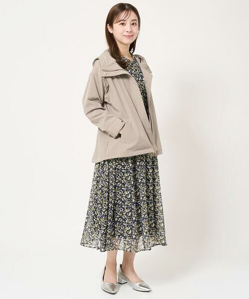 Maison de CINQ / メゾン ドゥ サンク ロング・マキシ丈スカート | 【小さいサイズ】花柄シフォンスカート/丈の長さが選べる/洗える | 詳細30