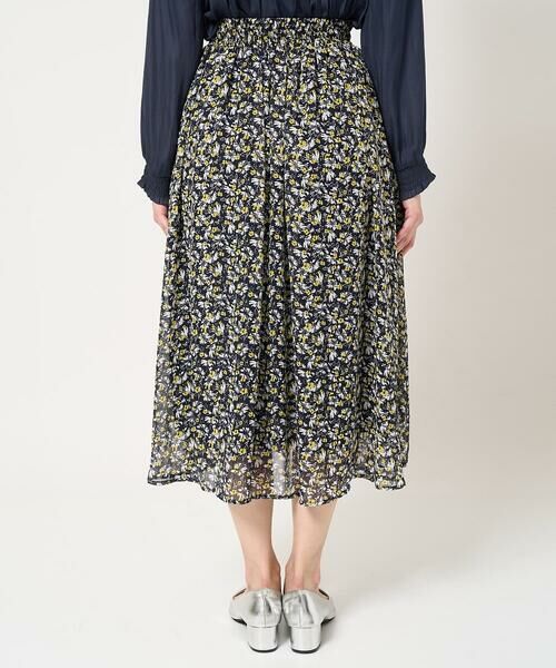 Maison de CINQ / メゾン ドゥ サンク ロング・マキシ丈スカート | 【小さいサイズ】花柄シフォンスカート/丈の長さが選べる/洗える | 詳細5