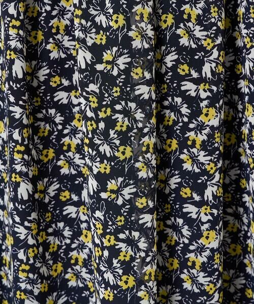 Maison de CINQ / メゾン ドゥ サンク ロング・マキシ丈スカート | 【小さいサイズ】花柄シフォンスカート/丈の長さが選べる/洗える | 詳細8