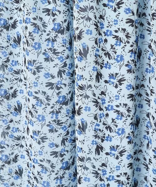 Maison de CINQ / メゾン ドゥ サンク ロング・マキシ丈スカート | 【小さいサイズ】花柄シフォンスカート/丈の長さが選べる/洗える | 詳細9