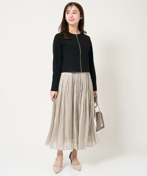 Maison de CINQ / メゾン ドゥ サンク ロング・マキシ丈スカート | 【小さいサイズ】シャイニーサテンスカート/洗える | 詳細13