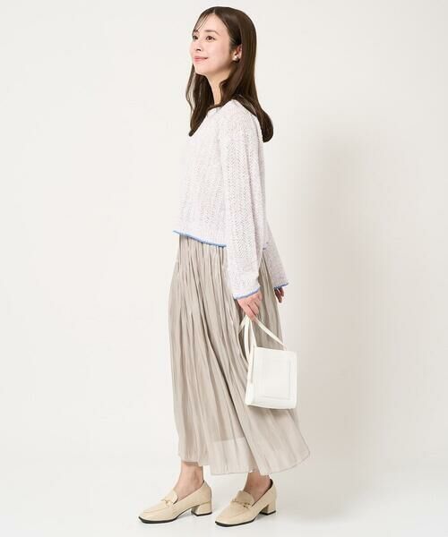 Maison de CINQ / メゾン ドゥ サンク ロング・マキシ丈スカート | 【小さいサイズ】シャイニーサテンスカート/洗える | 詳細17