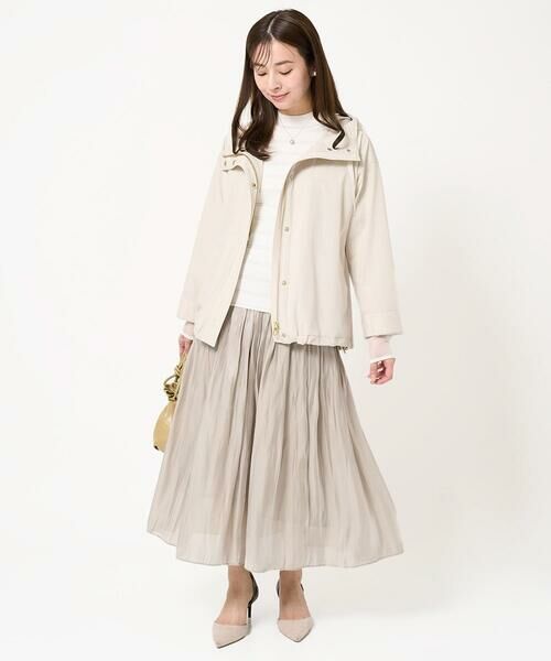 Maison de CINQ / メゾン ドゥ サンク ロング・マキシ丈スカート | 【小さいサイズ】シャイニーサテンスカート/洗える | 詳細21