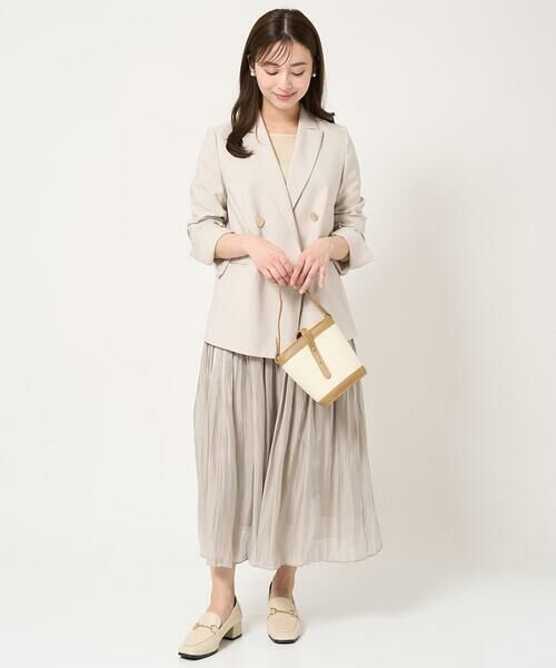 Maison de CINQ / メゾン ドゥ サンク ロング・マキシ丈スカート | 【小さいサイズ】シャイニーサテンスカート/洗える | 詳細25