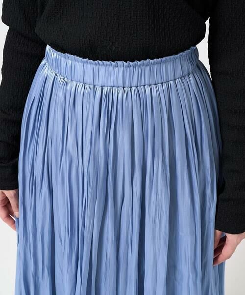 Maison de CINQ / メゾン ドゥ サンク ロング・マキシ丈スカート | 【小さいサイズ】シャイニーサテンスカート/洗える | 詳細6