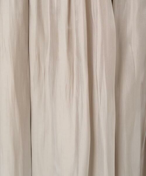 Maison de CINQ / メゾン ドゥ サンク ロング・マキシ丈スカート | 【小さいサイズ】シャイニーサテンスカート/洗える | 詳細9