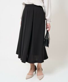Maison de CINQ / メゾン ドゥ サンク ロング・マキシ丈スカート | 【小さいサイズ】タックフレアースカート/洗える