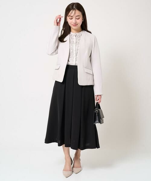 Maison de CINQ / メゾン ドゥ サンク ロング・マキシ丈スカート | 【小さいサイズ】タックフレアースカート/洗える | 詳細15