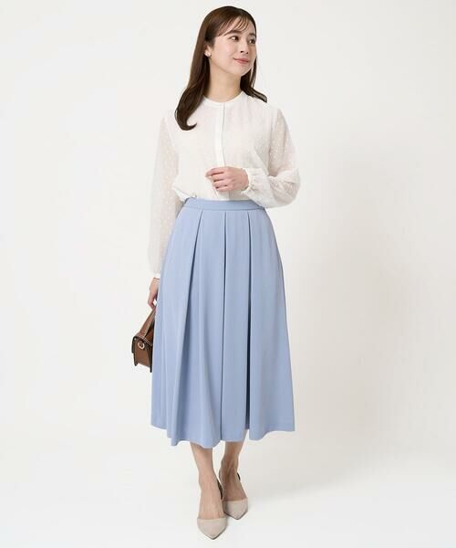 Maison de CINQ / メゾン ドゥ サンク ロング・マキシ丈スカート | 【小さいサイズ】タックフレアースカート/洗える | 詳細19