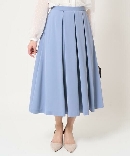 Maison de CINQ / メゾン ドゥ サンク ロング・マキシ丈スカート | 【小さいサイズ】タックフレアースカート/洗える | 詳細2