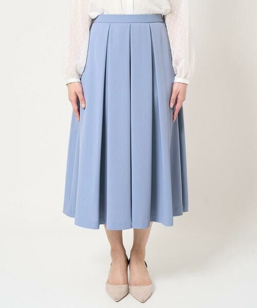 Maison de CINQ / メゾン ドゥ サンク ロング・マキシ丈スカート | 【小さいサイズ】タックフレアースカート/洗える | 詳細3