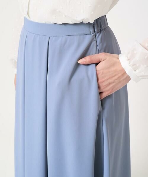 Maison de CINQ / メゾン ドゥ サンク ロング・マキシ丈スカート | 【小さいサイズ】タックフレアースカート/洗える | 詳細7