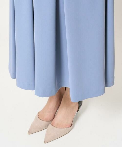 Maison de CINQ / メゾン ドゥ サンク ロング・マキシ丈スカート | 【小さいサイズ】タックフレアースカート/洗える | 詳細9