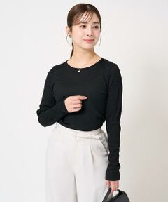 Maison de CINQ / メゾン ドゥ サンク カットソー | 【小さいサイズ】ポコポコシアーカットソー/洗える