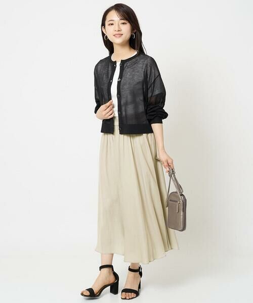 Maison de CINQ / メゾン ドゥ サンク その他パンツ | 【小さいサイズ】サテンガウチョパンツ/接触冷感/洗える/新色追加//セットアップ対応 | 詳細1