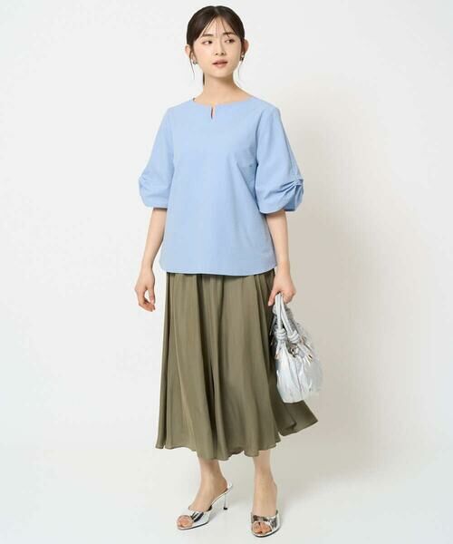 Maison de CINQ / メゾン ドゥ サンク その他パンツ | 【小さいサイズ】サテンガウチョパンツ/接触冷感/洗える/新色追加//セットアップ対応 | 詳細15