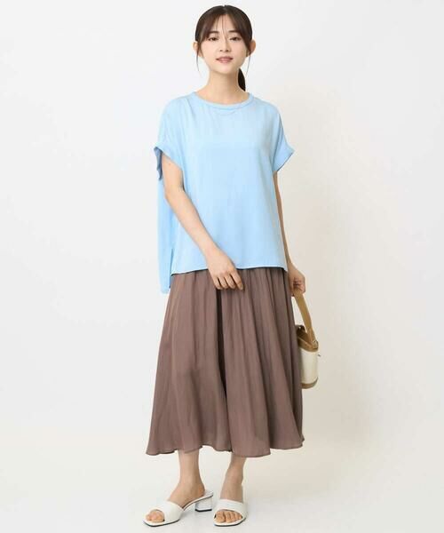 Maison de CINQ / メゾン ドゥ サンク その他パンツ | 【小さいサイズ】サテンガウチョパンツ/接触冷感/洗える/新色追加//セットアップ対応 | 詳細20