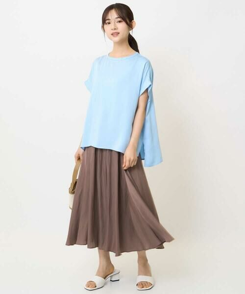 Maison de CINQ / メゾン ドゥ サンク その他パンツ | 【小さいサイズ】サテンガウチョパンツ/接触冷感/洗える/新色追加//セットアップ対応 | 詳細22